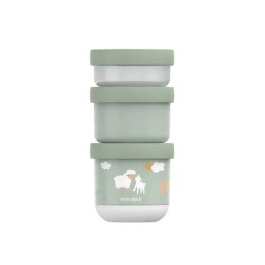 Juego de 3 macetas apilables Little Farm, Little Dutch