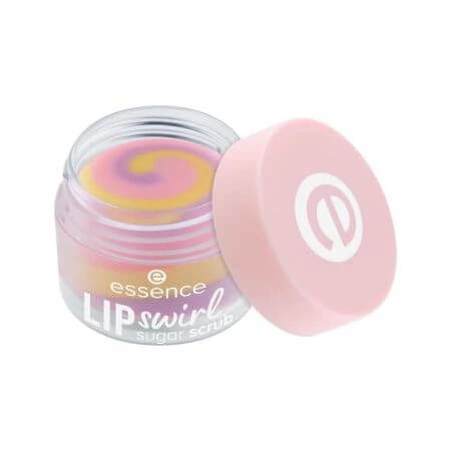 Lip Swirl Sugar Lip Scrub, 01, 8 g, Essence