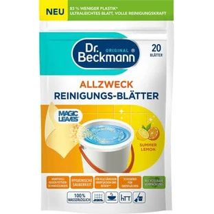 Toallitas limpiadoras universales, Limón de verano, 20 unidades, Dr. Beckmann
