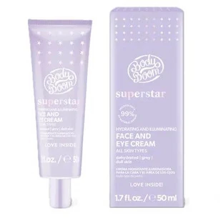 Superstar Moisturizing and Brightening Cream for Face and Eyes, 50 ml, BodyBoom
