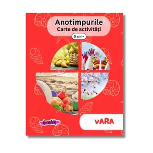 Libro de actividades para niños Estaciones, Verano, 5 años+, Amona