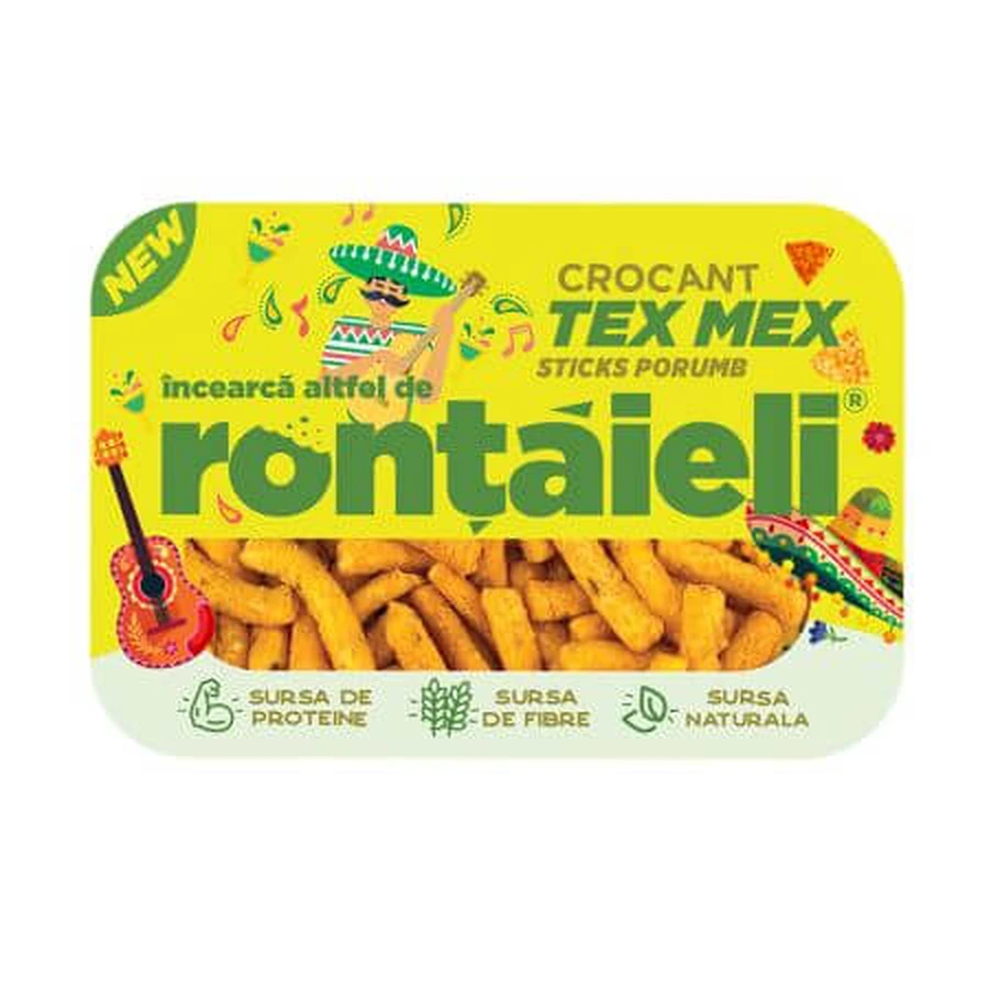 Palitos de maíz Tex Mex, 35 g, Rontaieli