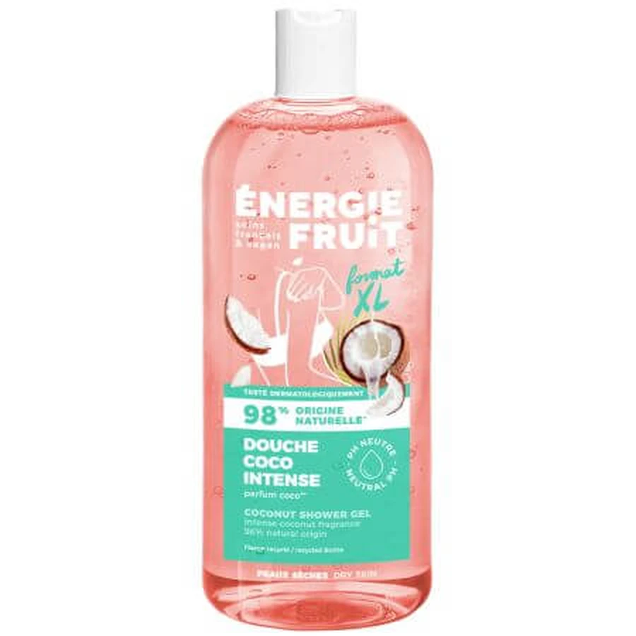 Voedende douchegel voor zeer droge huid, kokosolie, 500 ml, Energie Fruit
