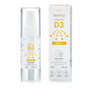 Vitamina D3 4000 UI en spray oral, 30 ml, Norvita