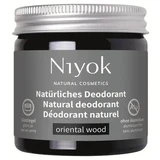Desodorante natural en crema con fragancia de madera oriental, 40 ml, Niyok