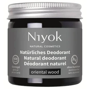 Desodorante natural en crema con fragancia de madera oriental, 40 ml, Niyok