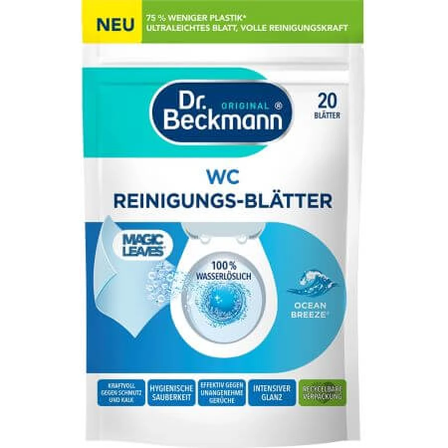 Toiletdoekjes, Ocean Breeze, 20 stuks, Dr. Beckmann