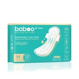 Absorbentes postnatales desechables, Talla M 340 mm, 10 piezas, Baboo