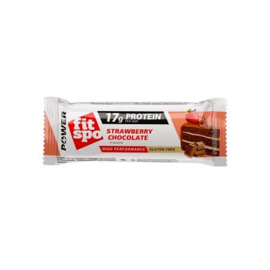 Eiwit Energiereep, Chocolade en Aardbei, 55 g, FitSpo