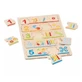 Wooden jigsaw Learning to Count, 30x21 cm, 2 years+, 20 pieces, Goki