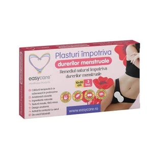 Parches para el dolor menstrual, 10x20 cm, 3 piezas, EasyCare