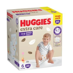 Extra Care Windelhose Extra Care, Nr. 6, 15-25 kg, 60 Stück, Huggies