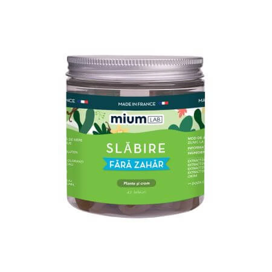 Gelées aux herbes et au chrome, Minceur, 42 pièces, Mium Lab