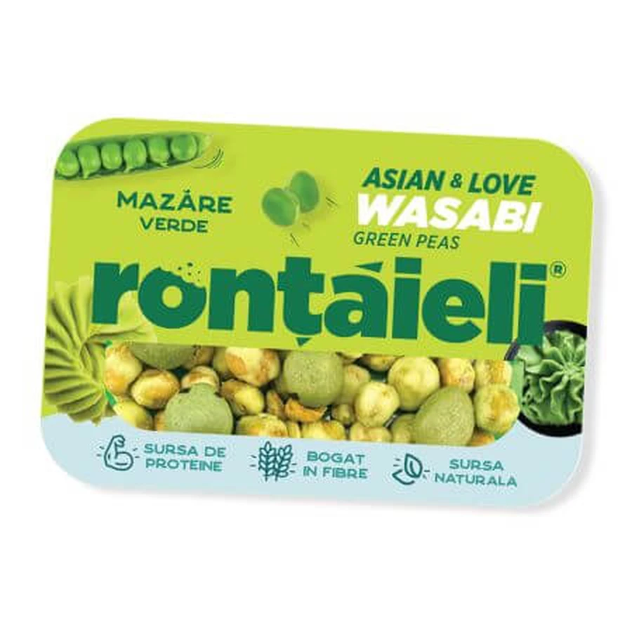 Groene Marsi met Wasabi, 35 g, Rontaieli