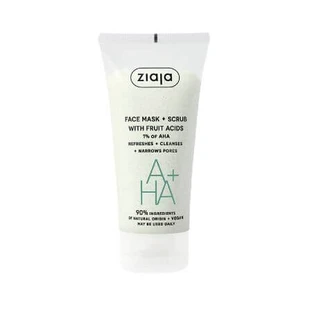 Gesichtsmaske und Peeling mit AHA, 55 ml, Ziaja