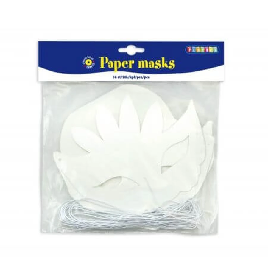 Set kleurmaskers, 16 stuks, Playbox