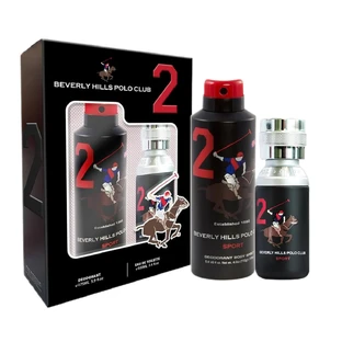 Beverly Hills Polo Club Men Sport Two Eau de Toilette, 100 ml + Deodorant, 175 ml