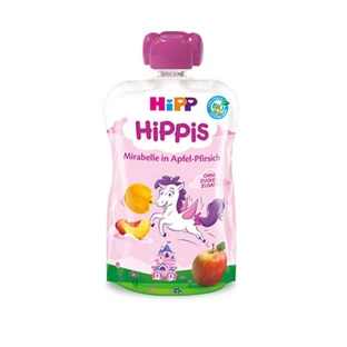 Vruchtenmoes met appel, perzik en pruim Mirabelle Mirabelle HiPPis, +12 maanden, 100 g, Hipp