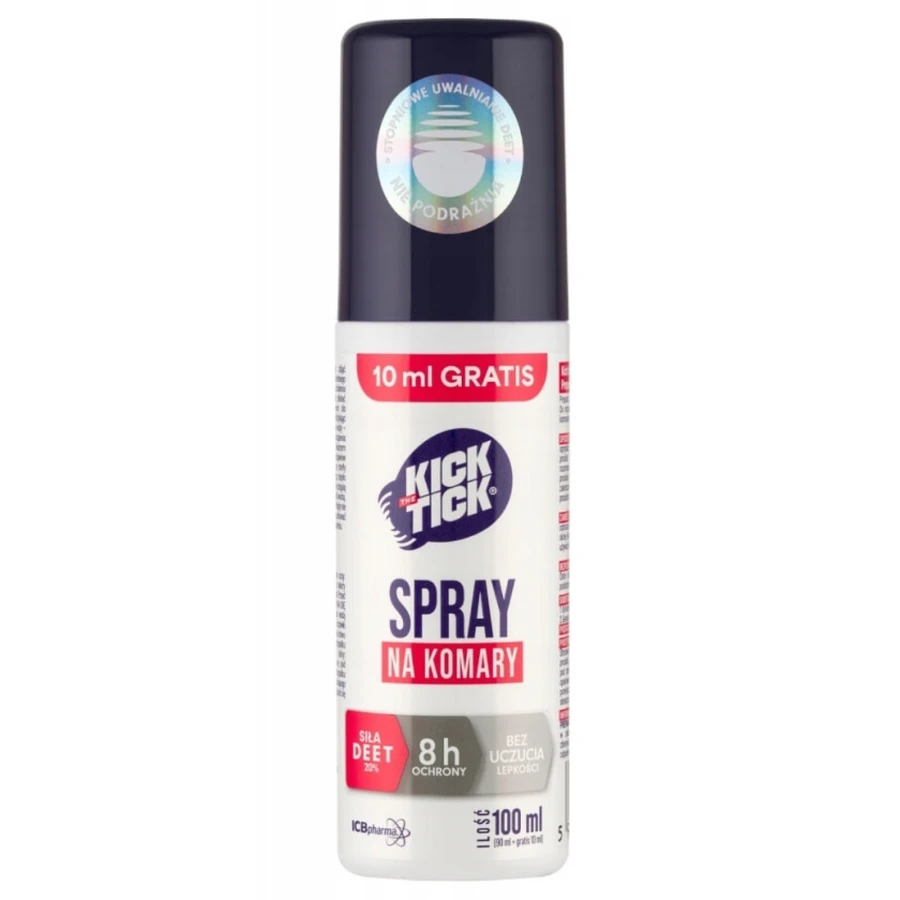 Kick The Tick Repellent Spray antimosquitos 20% DEET, 100 ml
