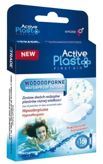 Active Plast Waterproof Plasters 16 pieces