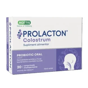 Probiotikum Prolacton Prolacton Colostrum, 20 orodispersible Tabletten, Agetis