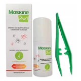 Moskine 2-en-1 quita-garrapatas seguro con pinzas, 9 ml