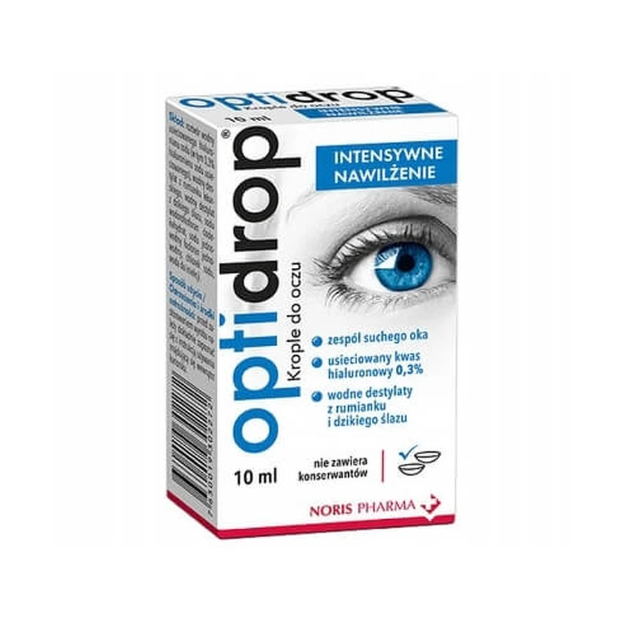 Optidrop Intensive Hydration, eye drops, 10 ml