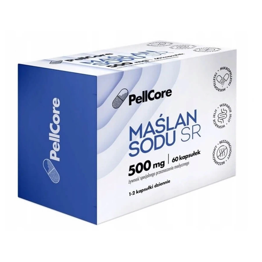 PellCore Natriumbutyrat SR 500 mg, 60 Kapseln
