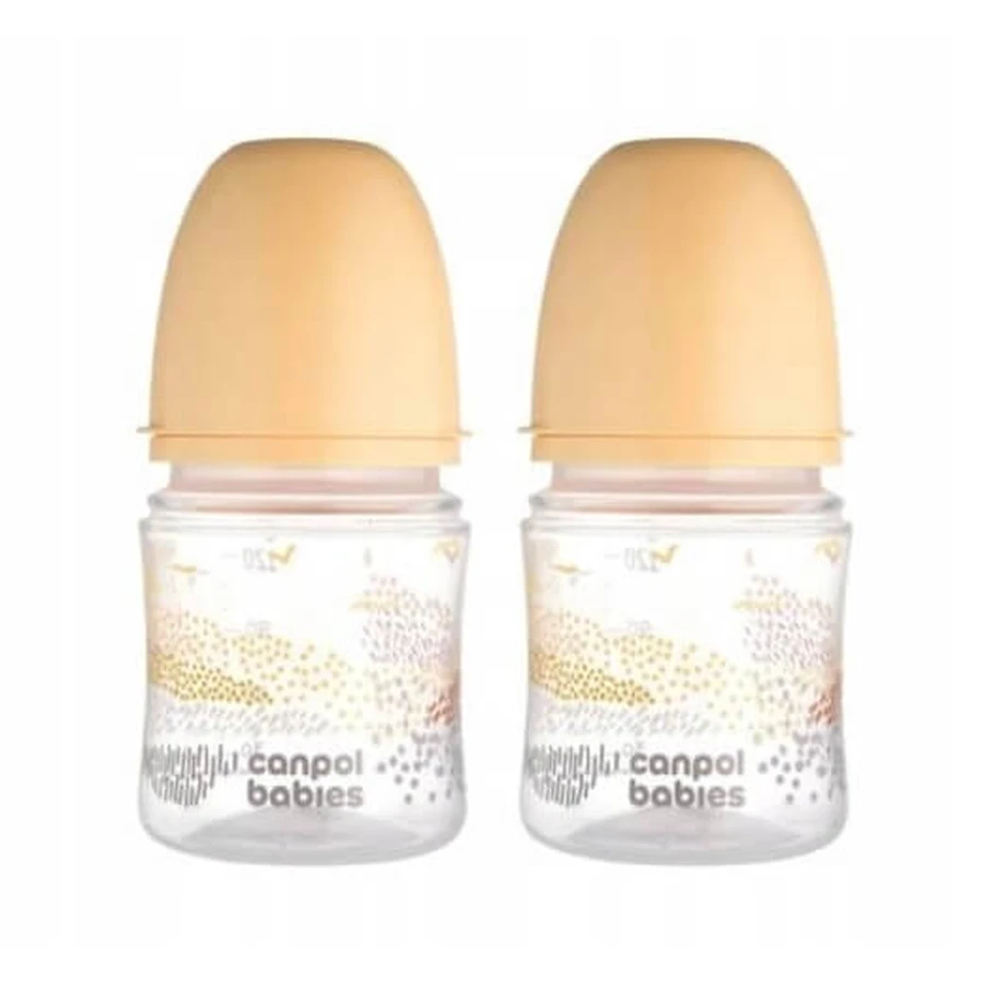 Canpol Babies EasyStart Anti-colic Bottle 0 m + 120 ml, 2 pieces