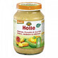 Mashed zucchini, pumpkin and potatoes, 190 g, Holle Baby Food