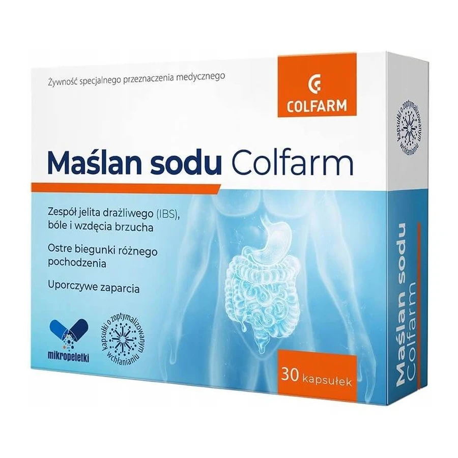 Colfarm Natriumbutyraat, 30 capsules