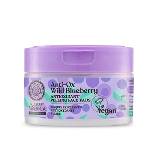 Natura Siberica Blueberry antioxidant scrubbing face pads, 20 pieces
