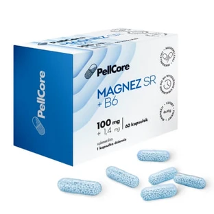PellCore Magnesium SR + B6, 60 capsules