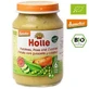 Eco aardappelpuree, erwten en courgettes, +6 maanden, 190 g, Holle Babyvoeding