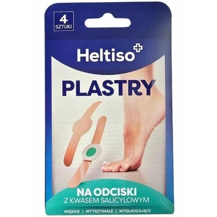 Heltiso Likdoornpleisters met salicylzuur, 4 stuks