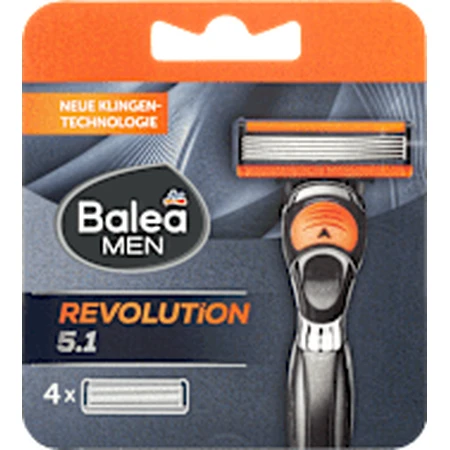 Balea MEN Lames de rasoir, Revolution 5.1, 4 pcs