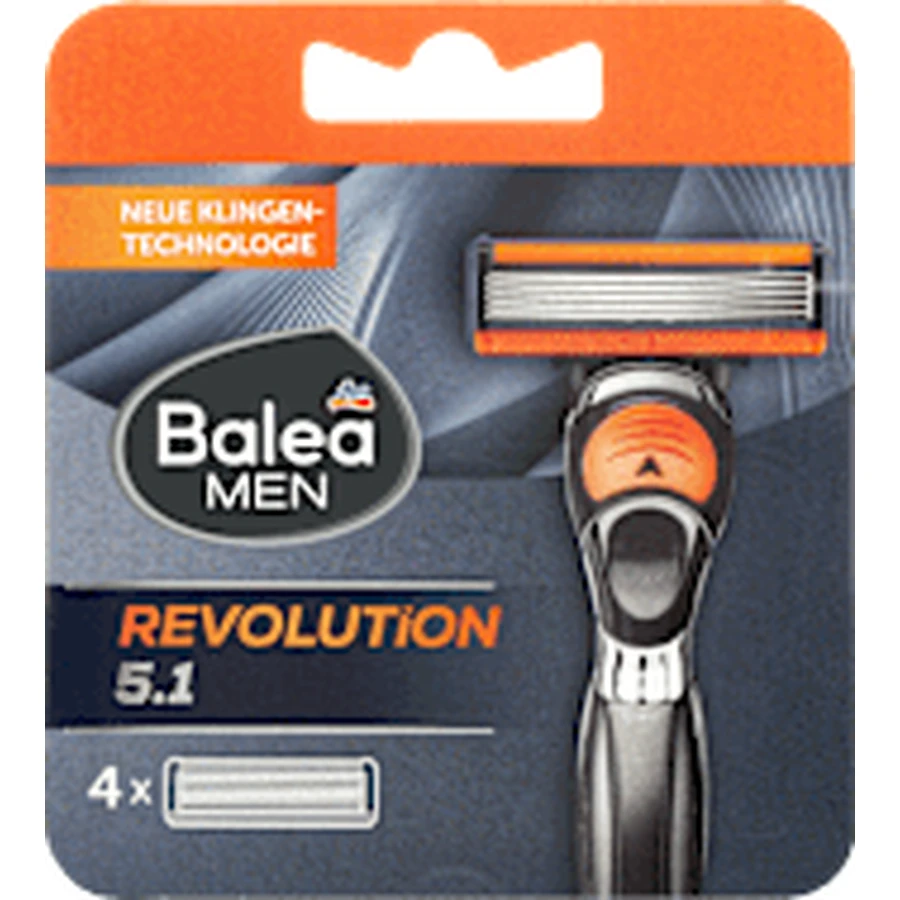 Balea MEN Lames de rasoir, Revolution 5.1, 4 pcs
