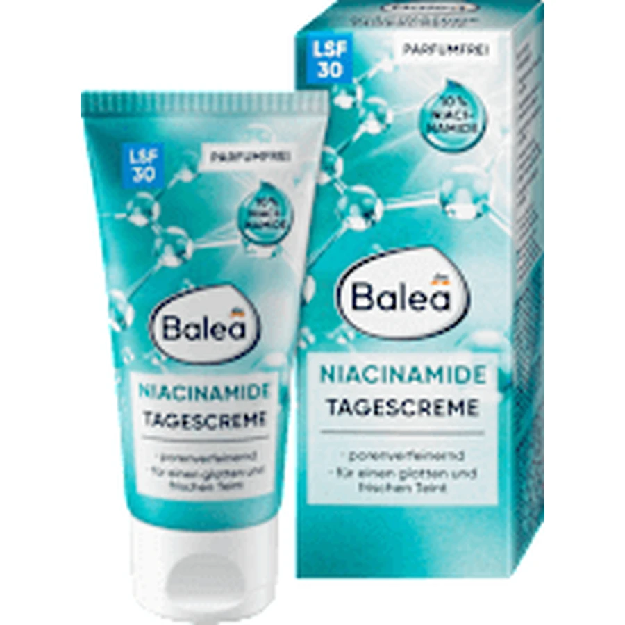 Balea Gezichtscrème met niacinamide en SPF30, 50 ml