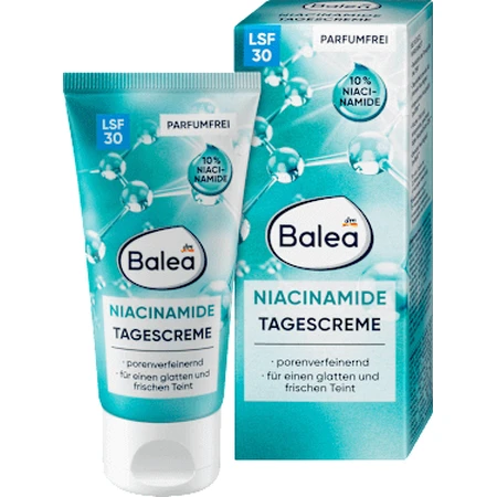 Balea Gezichtscrème met niacinamide en SPF30, 50 ml