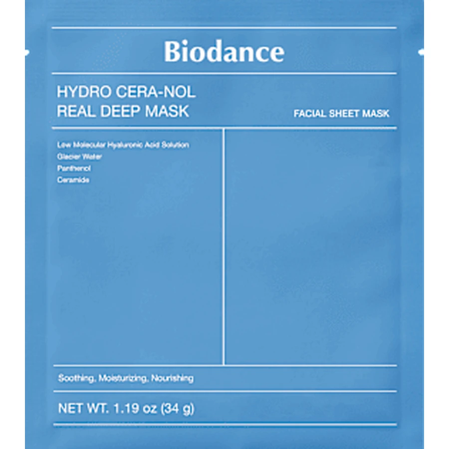 Biodance Hydro Cera-Nol Intense Moisturizing and Soothing Face Mask, 34 g