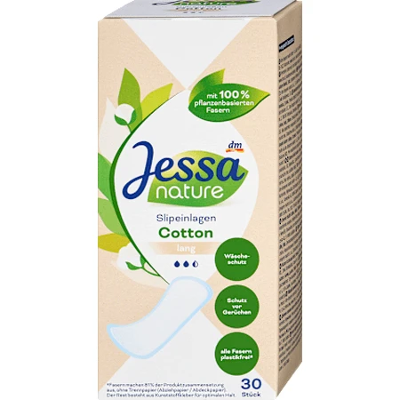 Jessa nature daily long absorbent pads, 30 pcs
