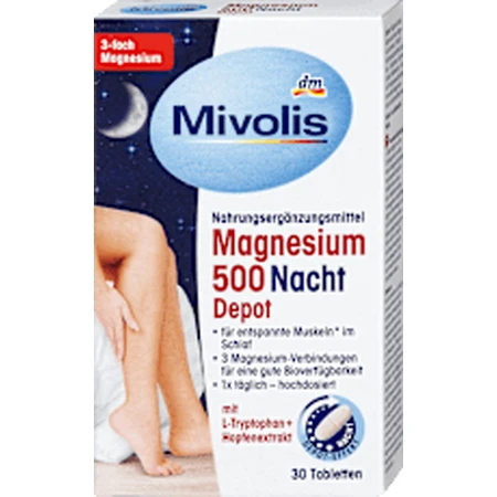 Mivolis Magnesium 500 for night, 43 g