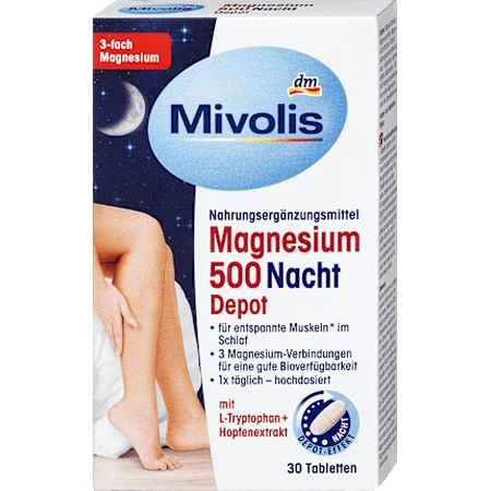 Mivolis Magnesium 500 for night, 43 g