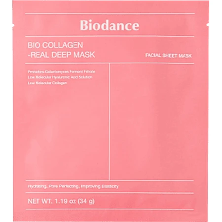 Biodance Bio-Collagen Intensive feuchtigkeitsspendende und straffende Gesichtsmaske, 34 g