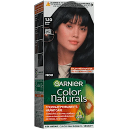 GARNIER Colour naturals Dauerhafte Haarfarbe 1.10 Cool Black, 1 Stück