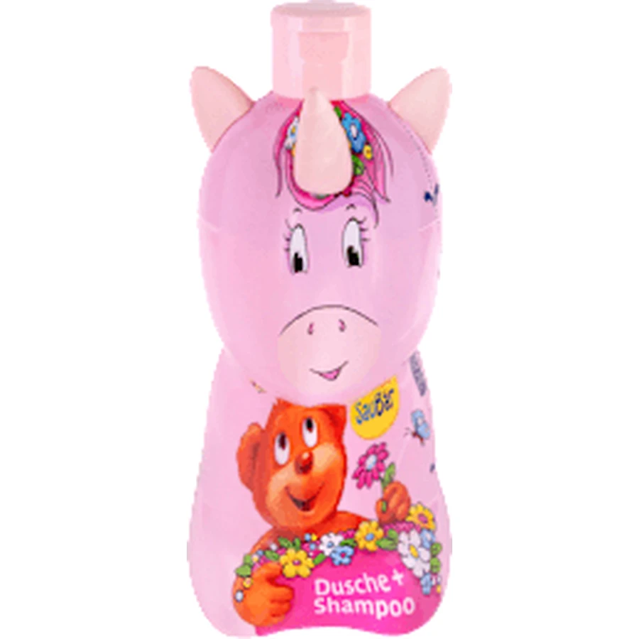 Gel de ducha y champú SauBär Unicorn, 400 ml
