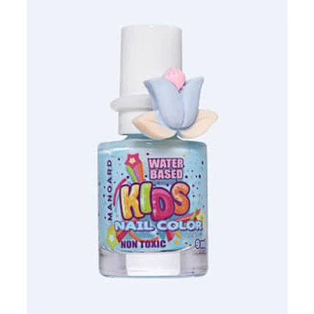 Manoard Vernis à ongles à base d'eau pour enfants, bleu, 9 ml