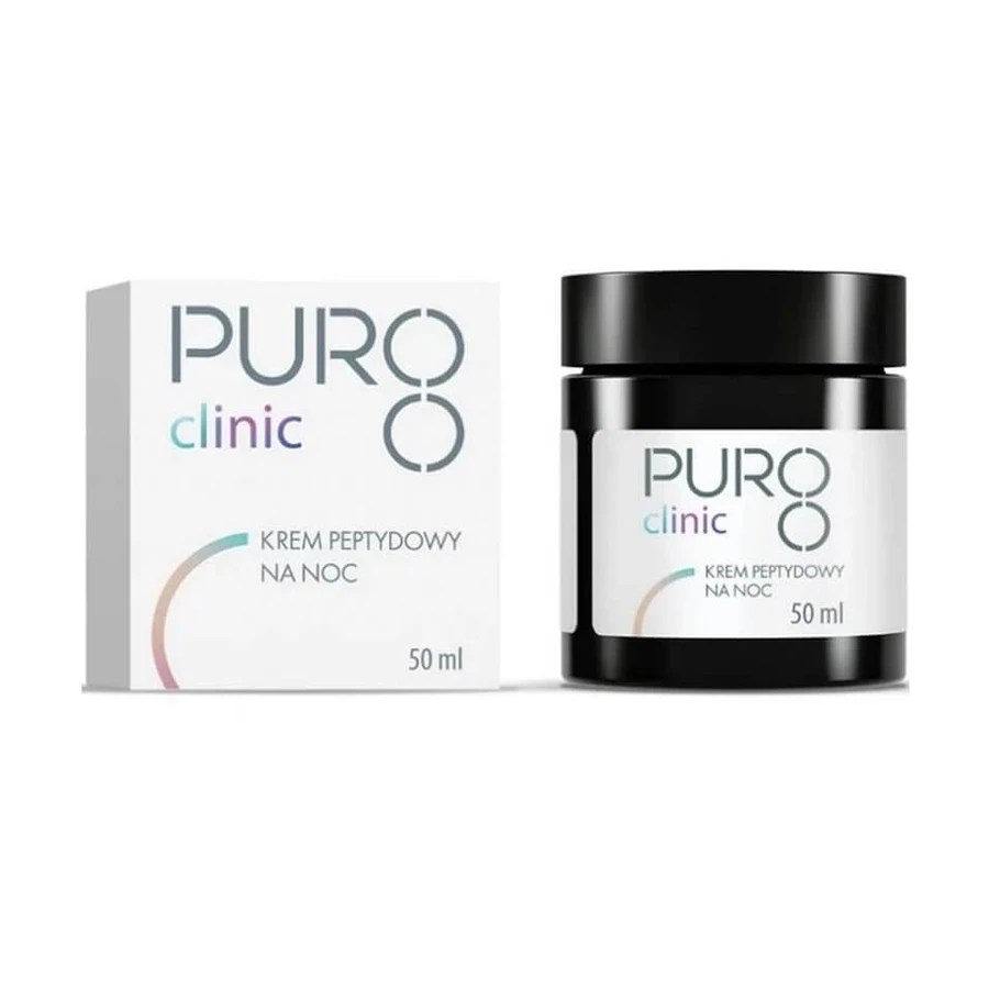 Crema de noche con péptidos Puroo Clinic, 50 ml