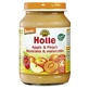 Pêches et pommes Eco purée, +4 mois, 190 g, Holle Baby Food