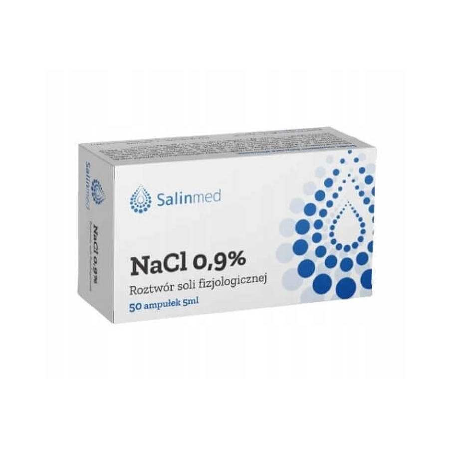 Solución salina Salinmed NaCl 0,9%, 50 x 5 ml